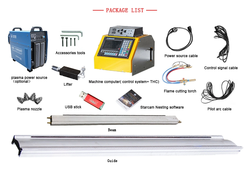 Portable Plasma Cutter CNC Flame Plasma Tube Cutting Machine