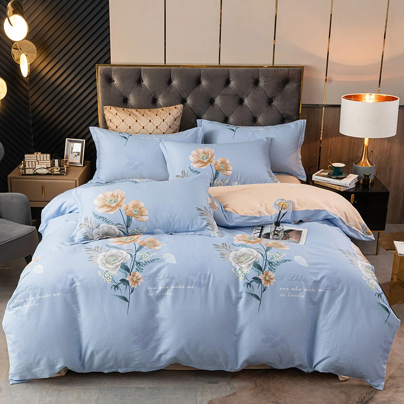 High Quality Polyester Quilts Printing Microfiber Comforter Bedding Sets