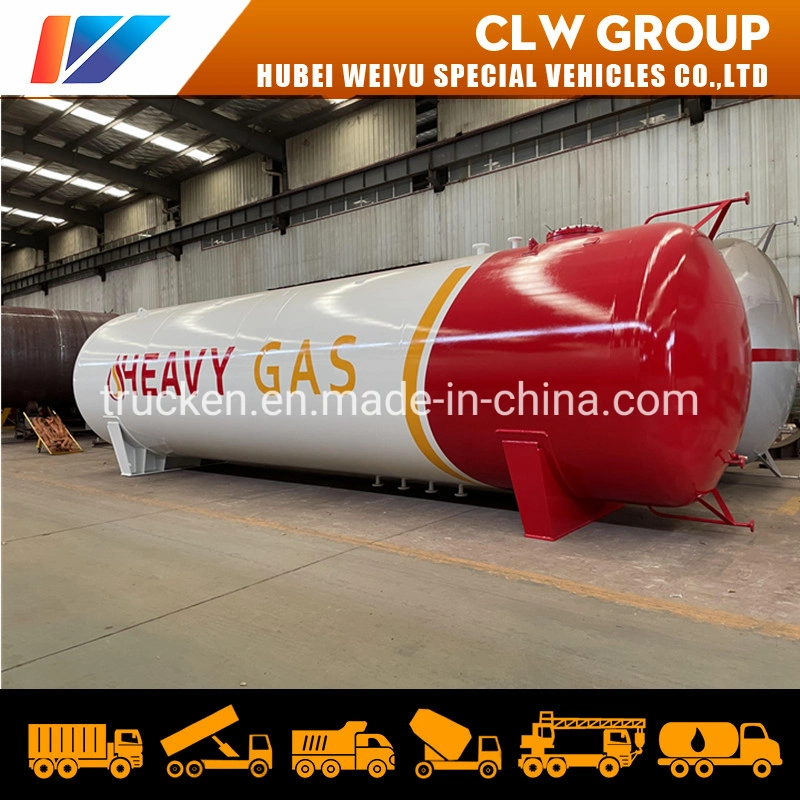 60000L 30 Tons 30mt LPG Gas Storage Tanker ASME Propane Pressure Vessel 60m3 Liquid Gas Storage Tank