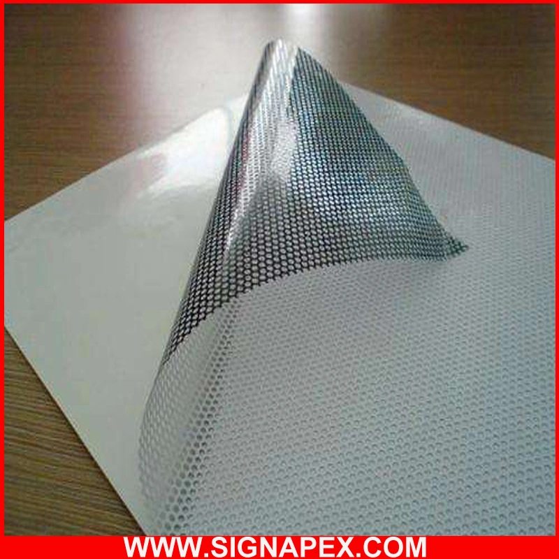 Hot Sell One Way Vision Perforated PVC Vinyl Film for Digital Printing