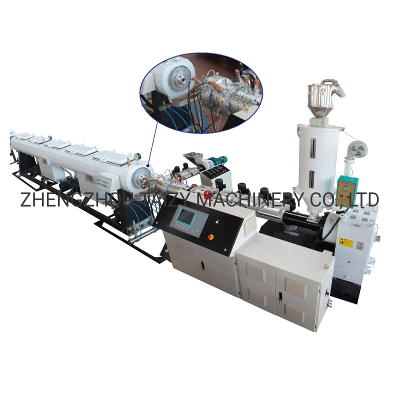 Twin Screw PE PP PPR PVC Plastic Water Pipe Production Line PE Pipe Manufacturing Machine