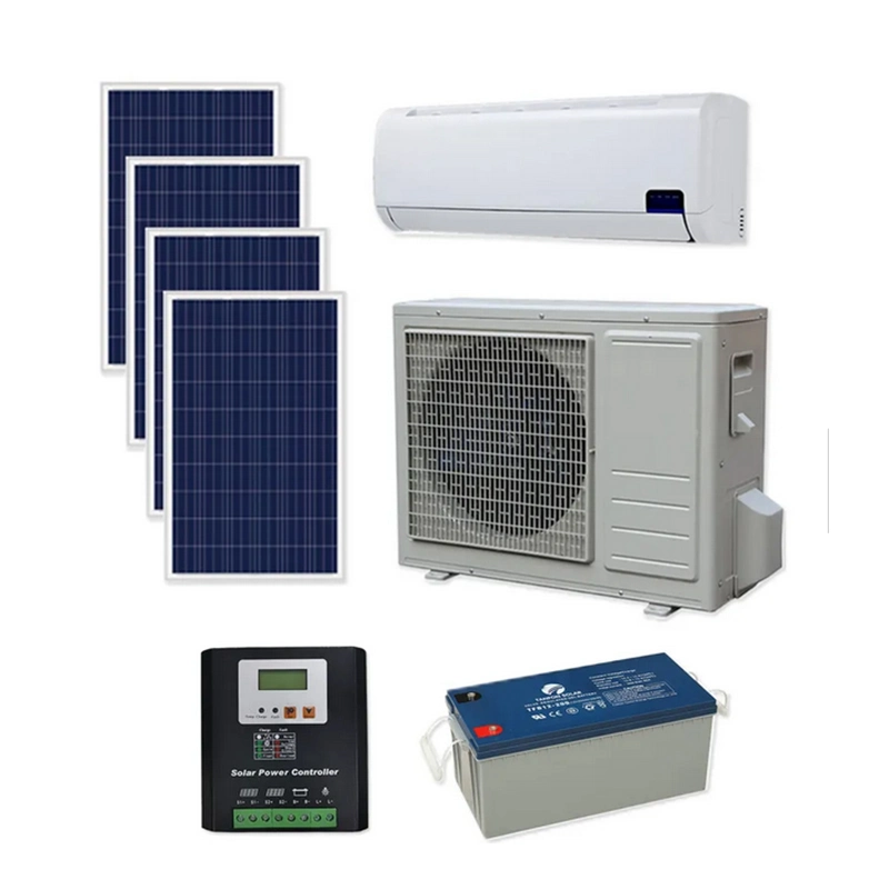 Saving Power New Energy Air Cooler Air Conditioning Solar Panel Split Unit Solar Room Air Conditioner with Battery