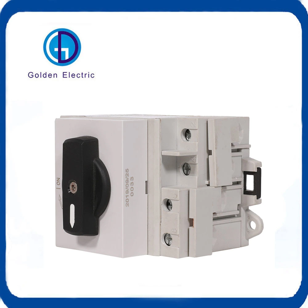 Solar PV Disconnector Switch DC1200V 4p 32A DIN Rail Mounted DC Isolator Switch Disconnector Used for Photovoltaic System