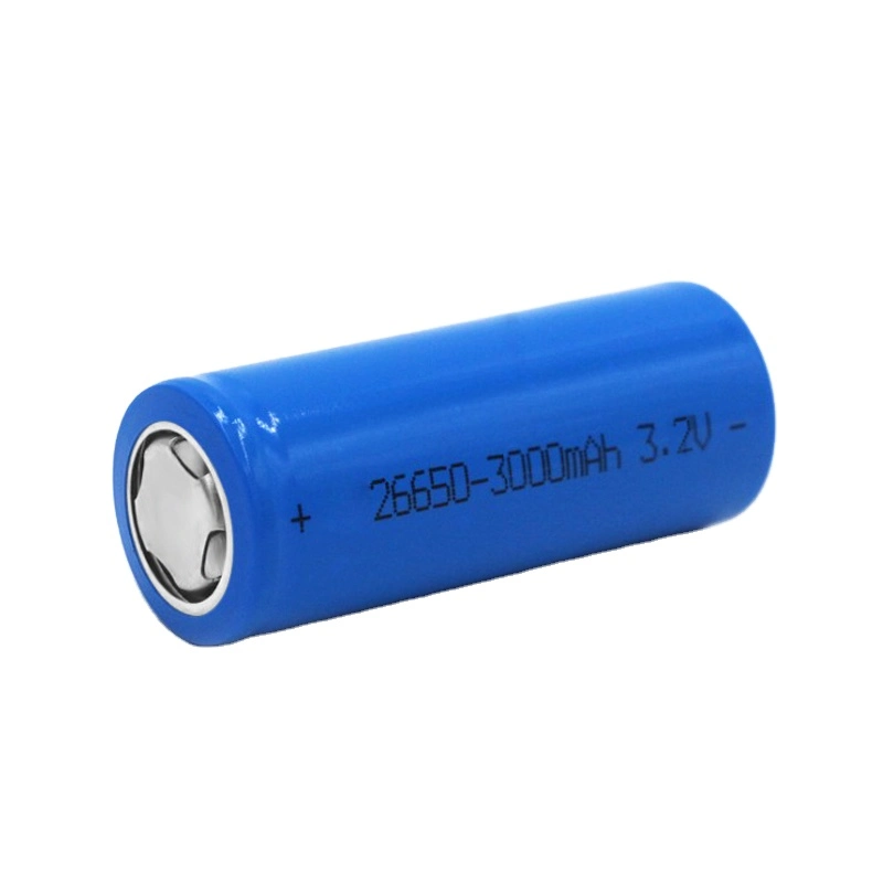 Rechargeable 26650 3.2V 3000mAh/3200mAh LiFePO4 Batteries for Power Supply