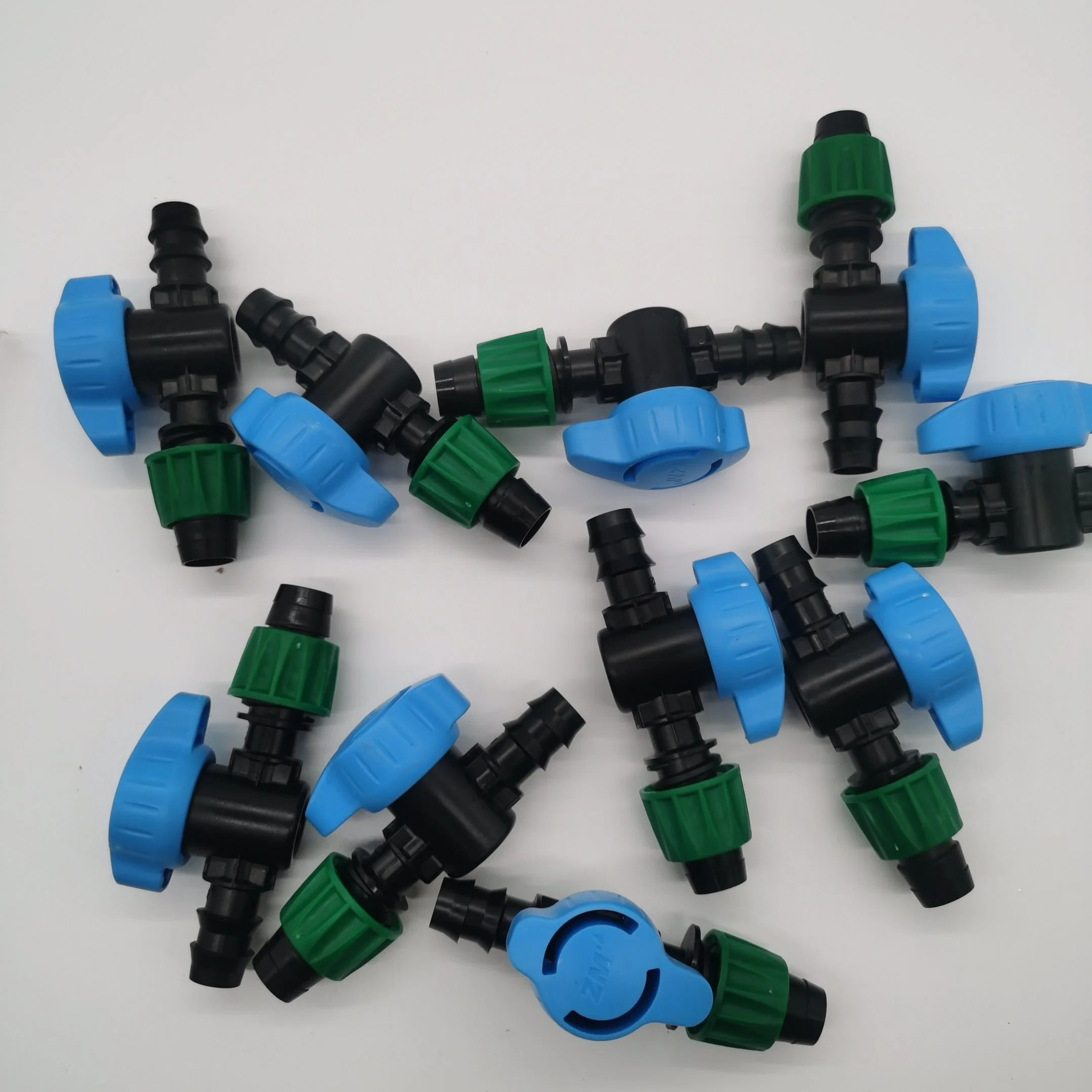 Agricultural Irrigation Tapes System Plastic Fitting Valve Connectors