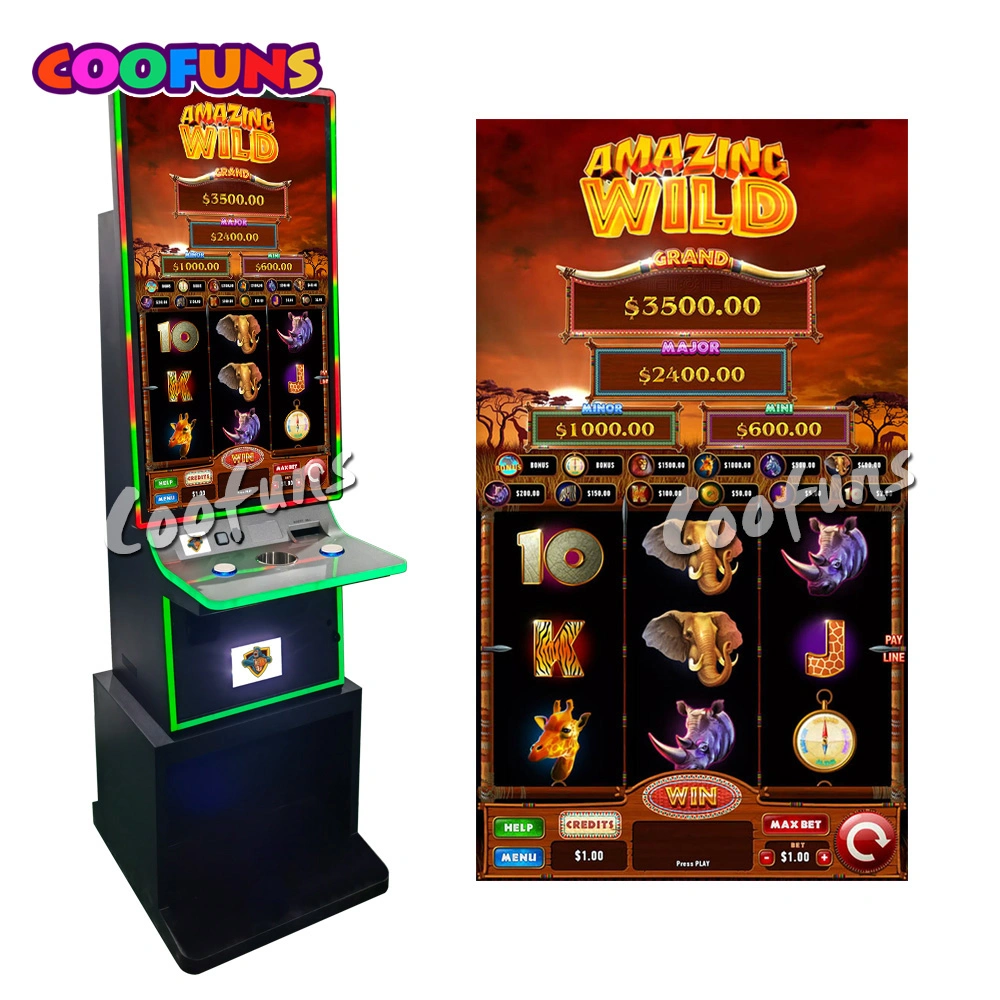 Casino Jeux de compétences verticale Aurora 1 Arcade Slot Machine pour la vente