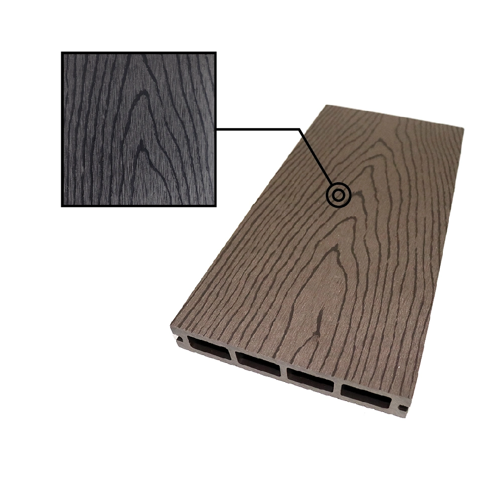 Eco-Friendly Product with No Forest Timber Used Marine Composite Decking Board