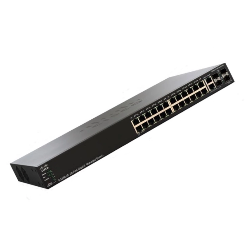 Компания Cisco серии 350 28 портов POE SG350-28 управляемые коммутаторы POE