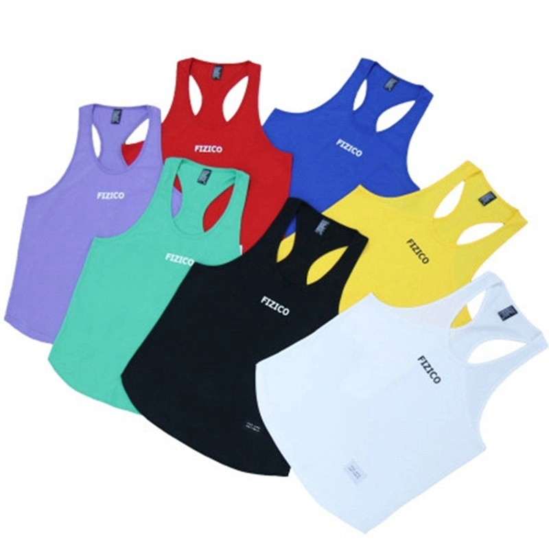 Los hombres algodón Gimnasio Fitness entrenamiento culturismo Tank Top