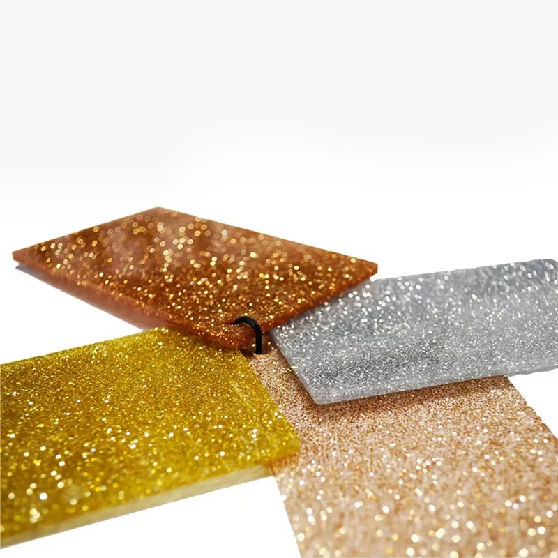 No Smell Glitter Fabric Acrylic Sheet Board with Easy Operation for UV Printing