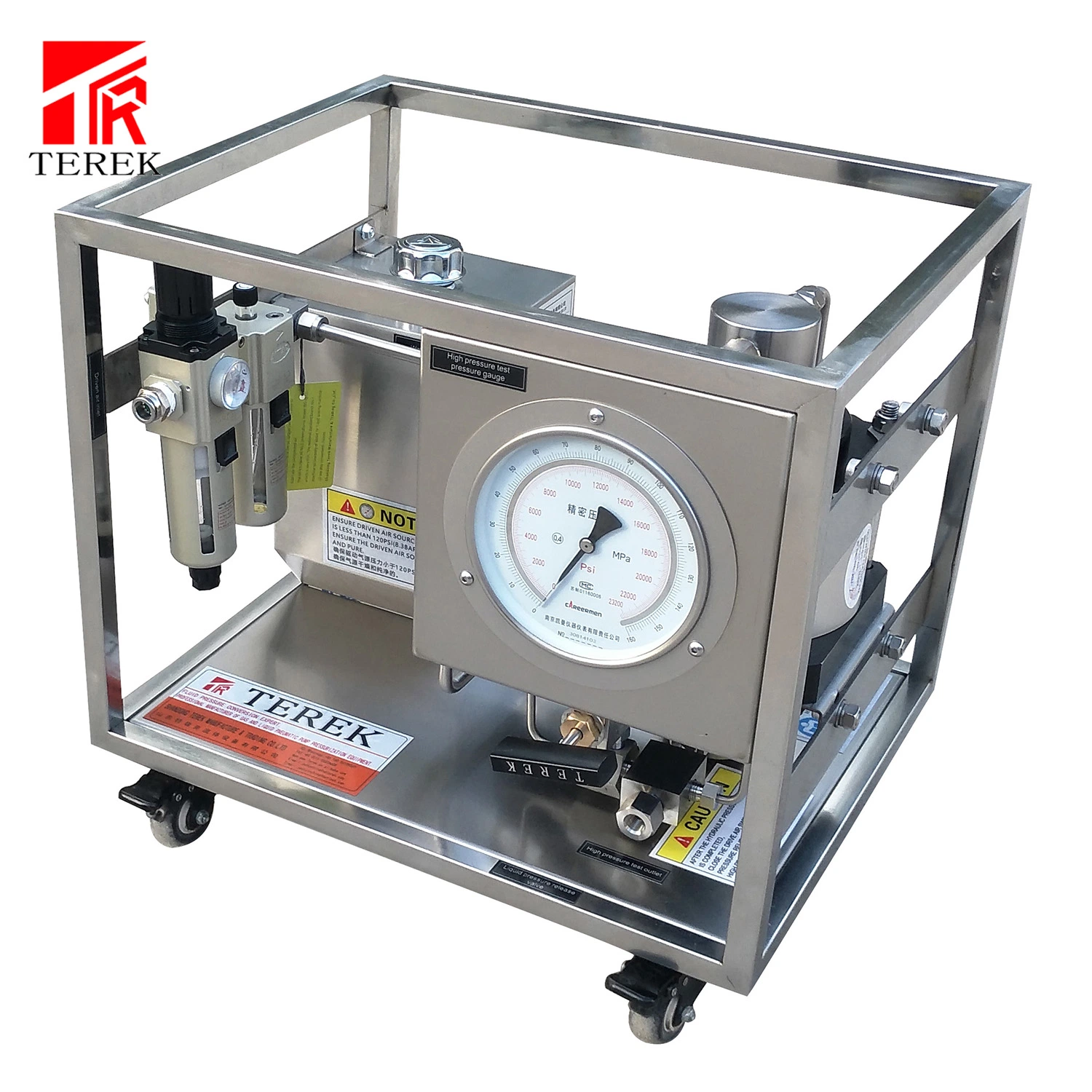 Automatic Pressure Control Hydrostatic Pressure Pipe Testing Machine with Recorder