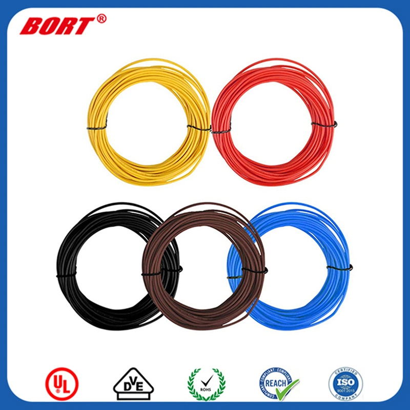 UL3302 22AWG 17/0.16ts XLPE Insulated High Temperature Silicone Electronic Wire Copper Tinned Wire Cable