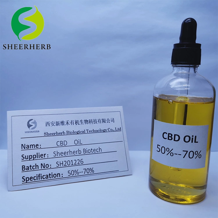 Sheerherb Venta caliente Hem P extracto natural de un 50% CB d de petróleo en todo el espectro del 70% de aceite D CB Full Spectrum