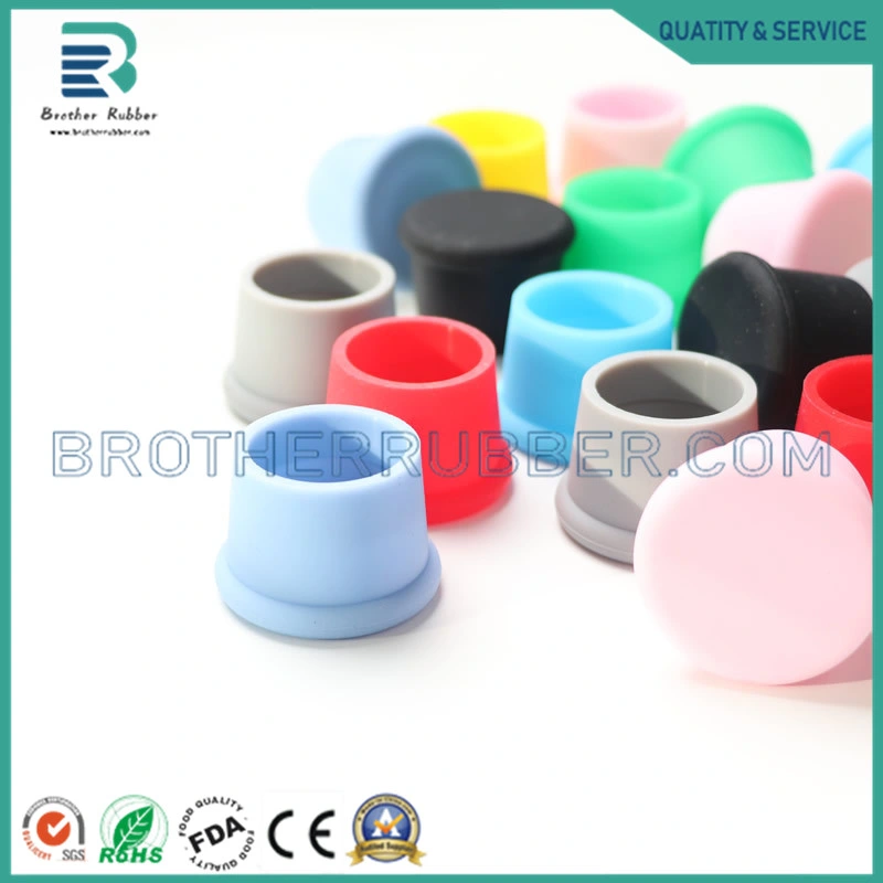 Custom Molded Plastic End Hat Silicone Bottle Stopper Waterproof Rubber Stopper