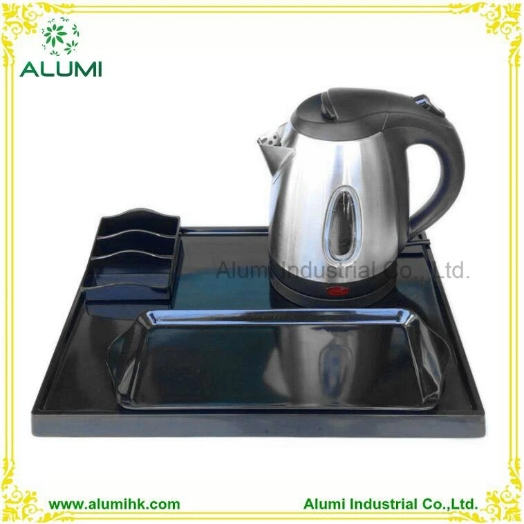 Professional Hotel Melamine Welcome Tray and Kettle Tray Set 0.8L