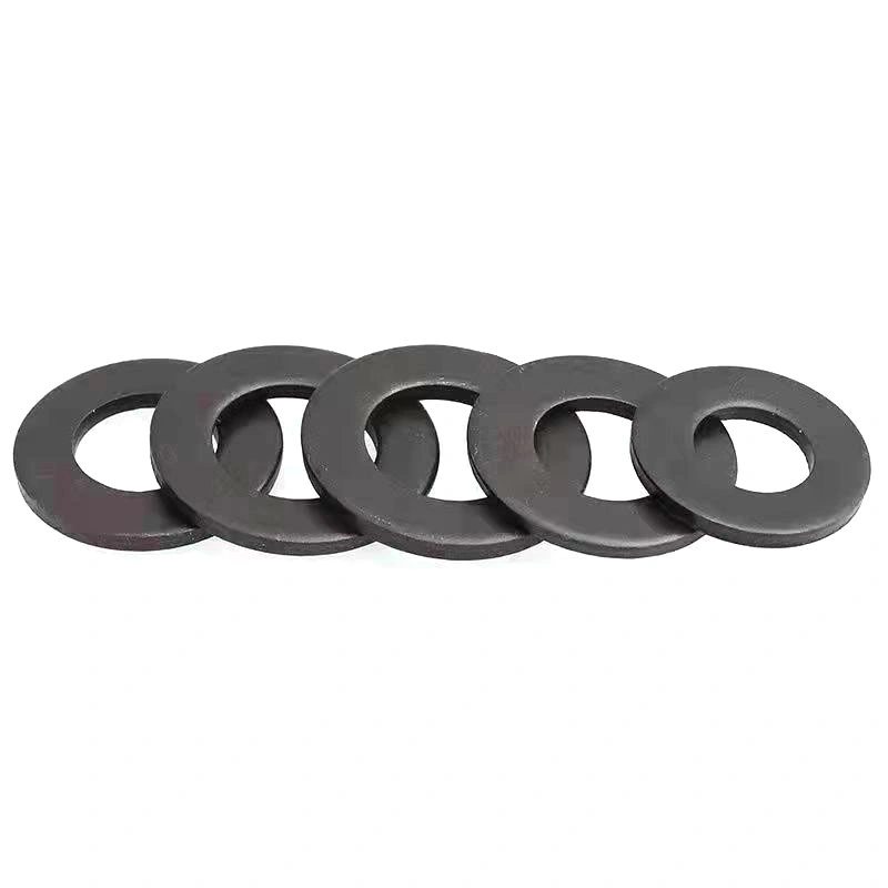Rondelle plate en acier inoxydable au carbone galvanisé, noirci, de haute résistance DIN125A GB97.