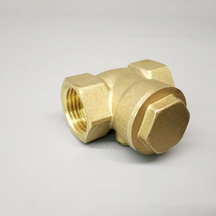 Brass Horizontal Non-Return Check Valve for Water Supply Pipe System