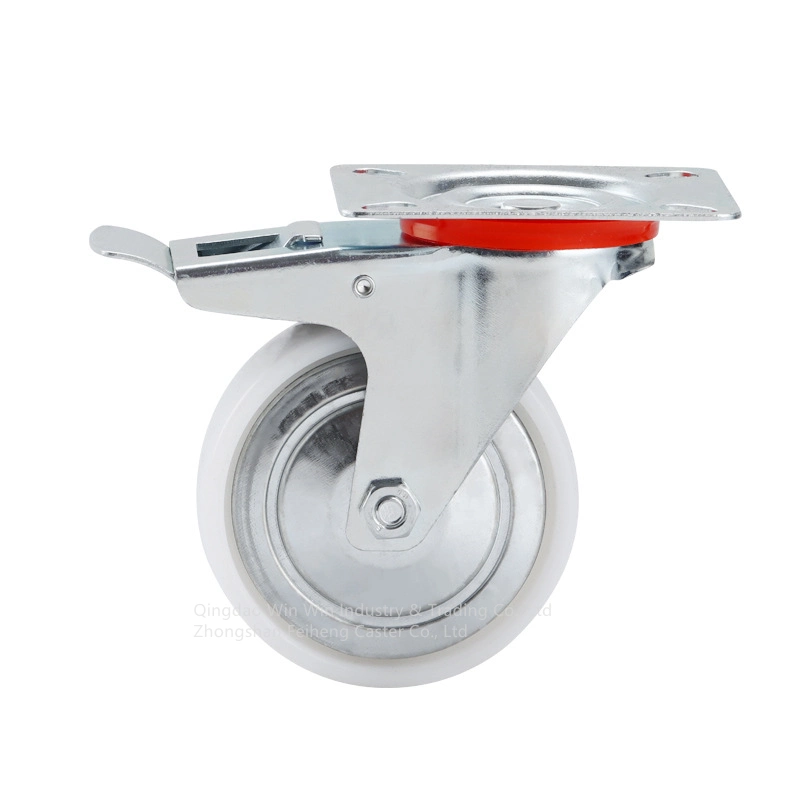 Factory Direct Industrial Caster PP Nylon Caster with Dust Cover