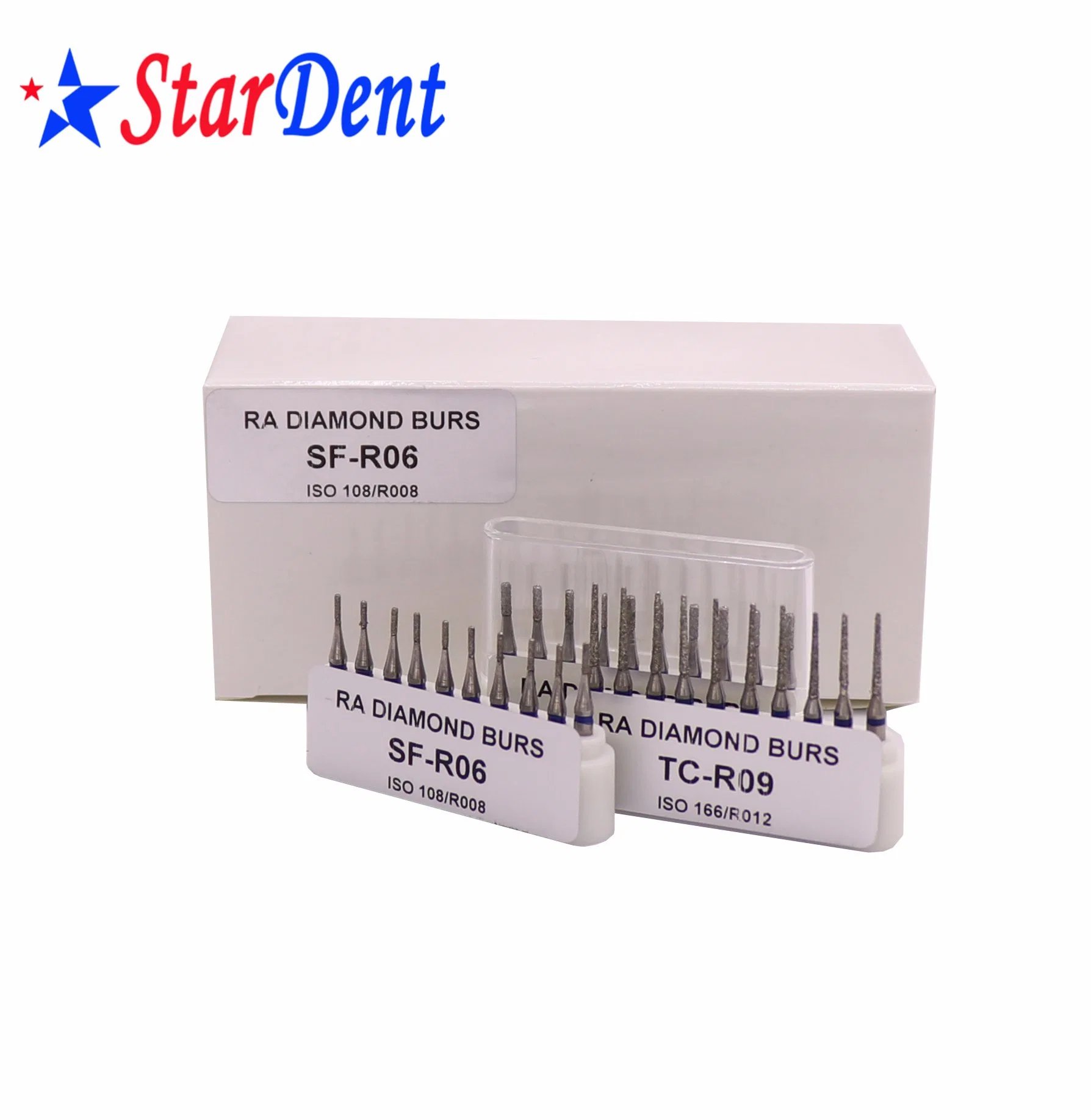 Dental Ra Diamond Burs with Good Quality Bur for Low Speed Handpieces