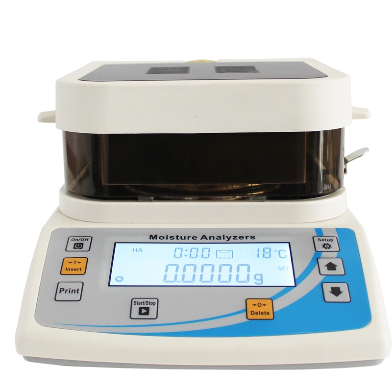 High Precision Halogen Moisture Meter Rapid Halogen Moisture Analyzer Moisture Content Meter