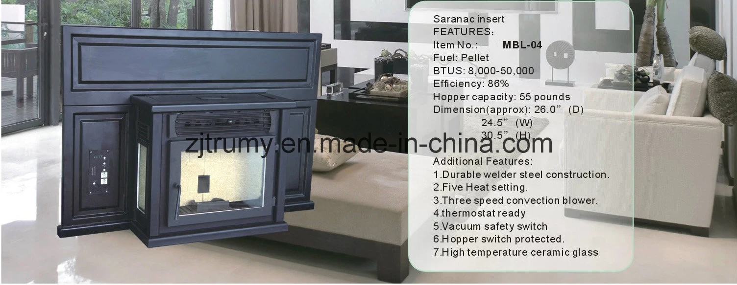 Eco Wood Pellet Fireplace Stove