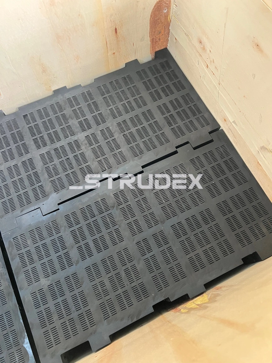 1mm Fine Screening Rubber Sieve Plate Used in Mining Screening