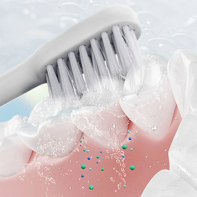 Home Reisen Oral Care Geräte Akku Powered Soft Brush Sonic Bunte Elektrische Zahnbürste