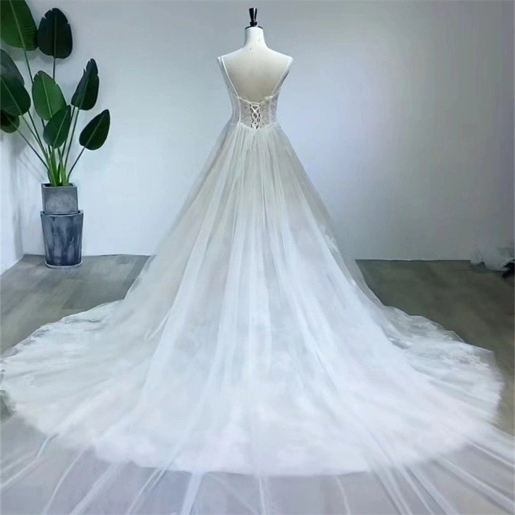 Elegant Soft OEM Factory Designed High quality/High cost performance  Wedding Dresses and Party Dresses for Ladies and Girls