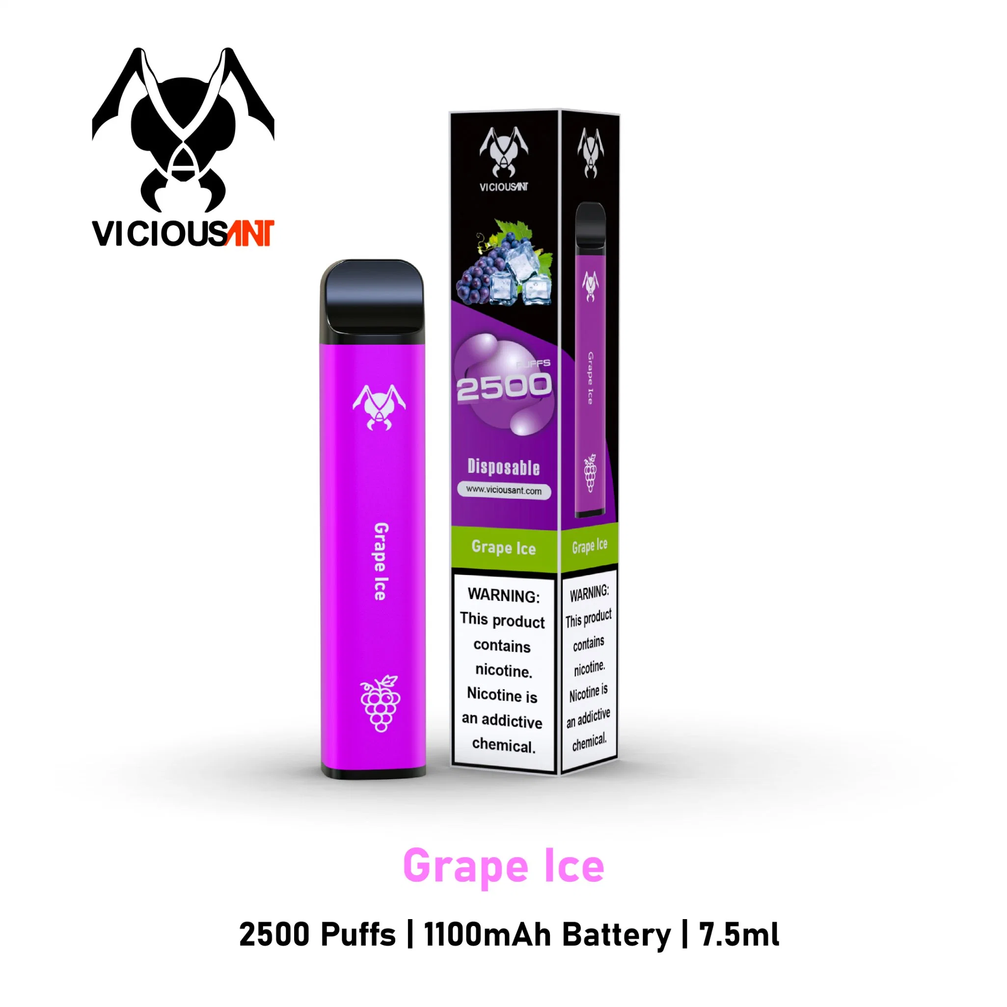 2022 Factory Wholesale/Supplier E Cig Smoke Shop Vaper Elux Plus 2500 Puff Price Smoking Disposable/Chargeable Vape