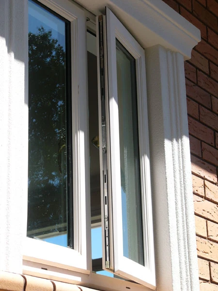 PVC Double Glazing Doors and Windows/Vinyl Plastic Steel UPVC Laminated Double Glazed Glass Hurricane Impact Windows