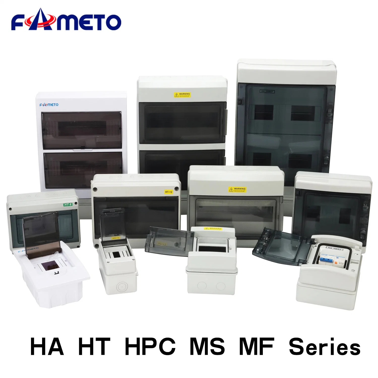 Factory IP65 Outdoor Waterproof and Fireproof Plastic Distribution Box Ht Ha Hpc Waterproof Box