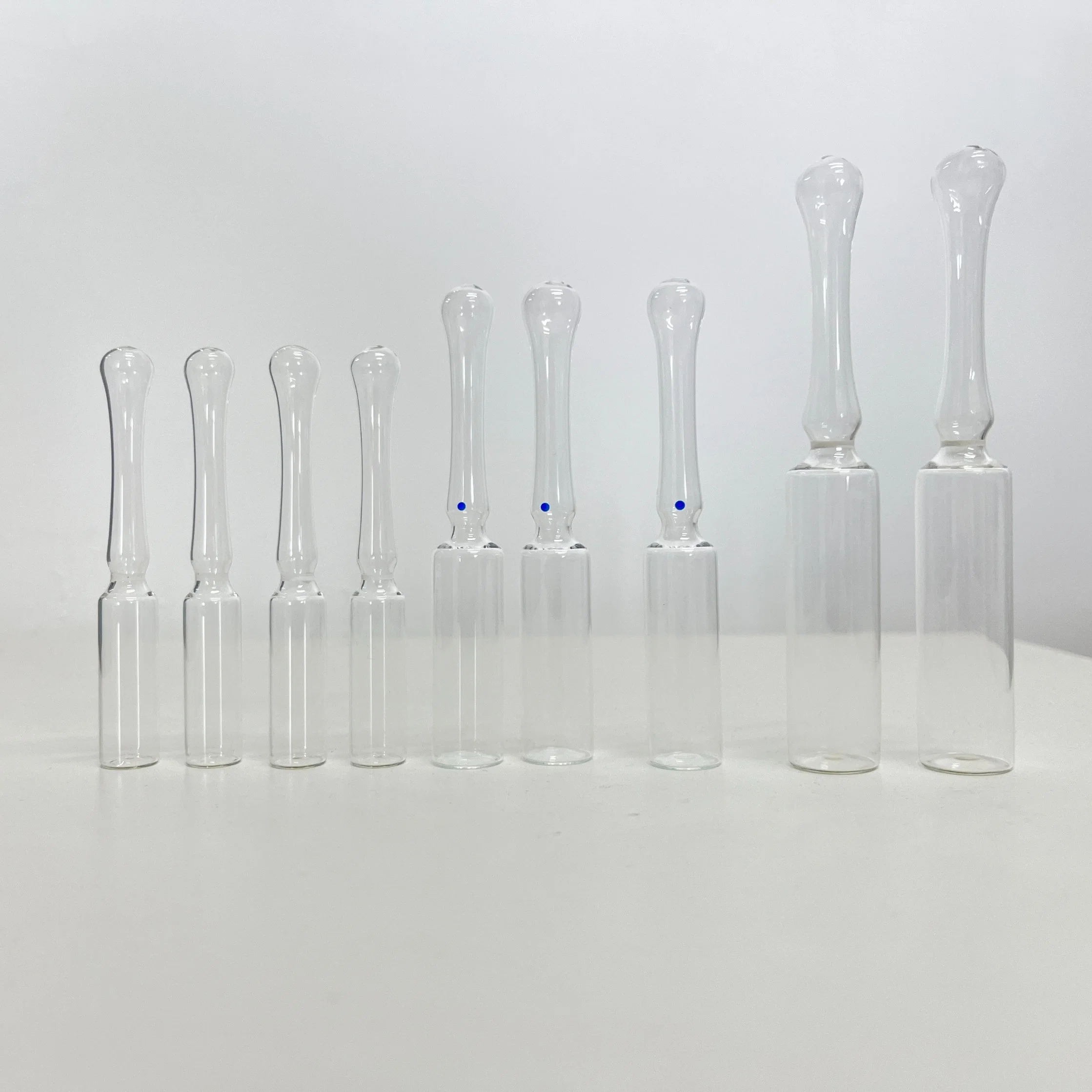 1ml de 2ml 3ml Ampolla de vidrio claro transparente farmacéutica