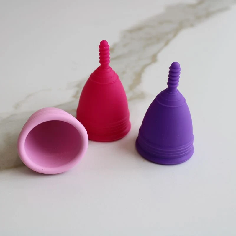 100% Silicone Medical Grade Leak Proof Menstrual Cup for Women