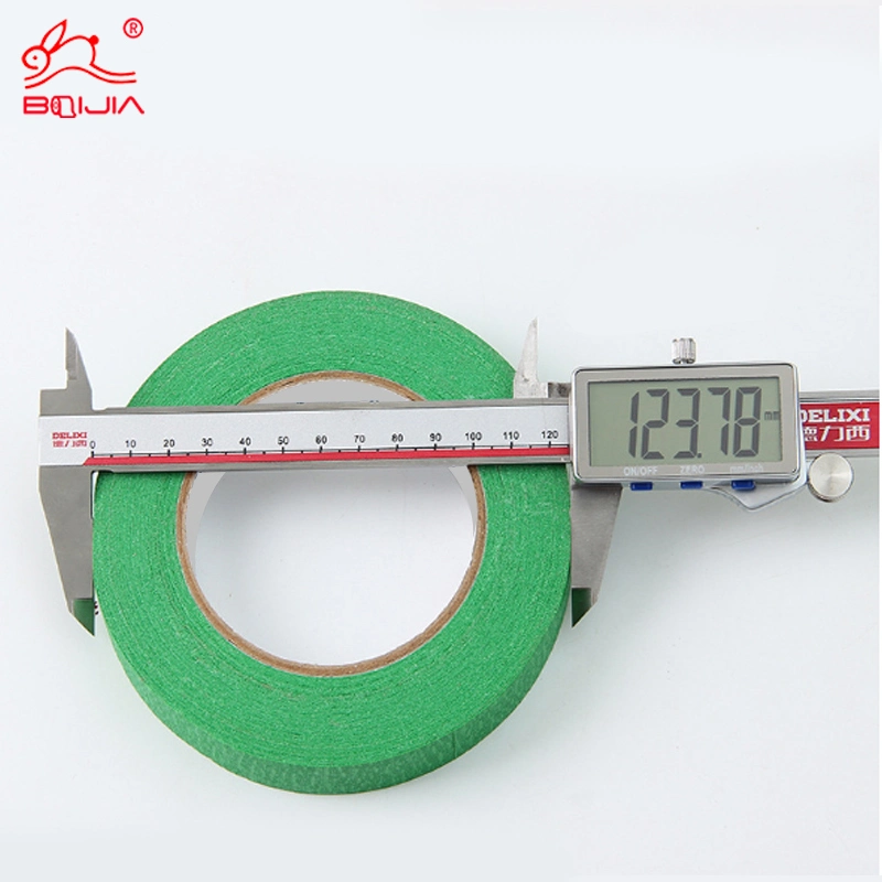 Original Crepe Paper Masking Paint Tape 233+ Green Wholesale/Supplier Slitting Free Sample Spot Supplies China Spot Stock