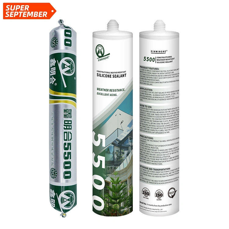 300ml Cartridge Caulking No Smell Germany Quality Neutral Cure Glass Roof Silicone Sealant