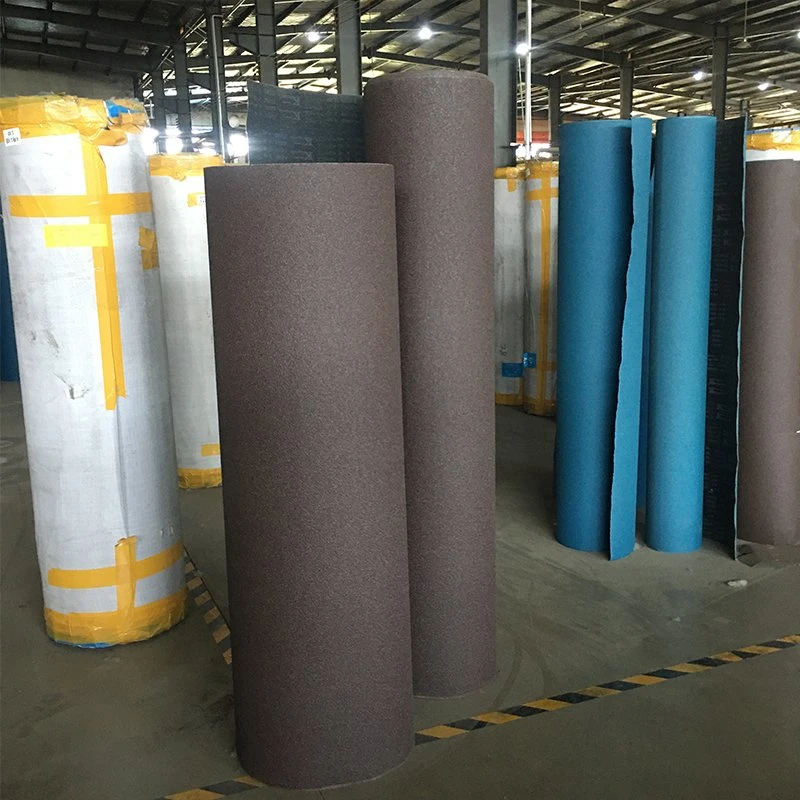 Corindum abrasivo calcinado 1,4*100meters Madera Metal Polish Jumbo Roll Abraisve Paño de lijado