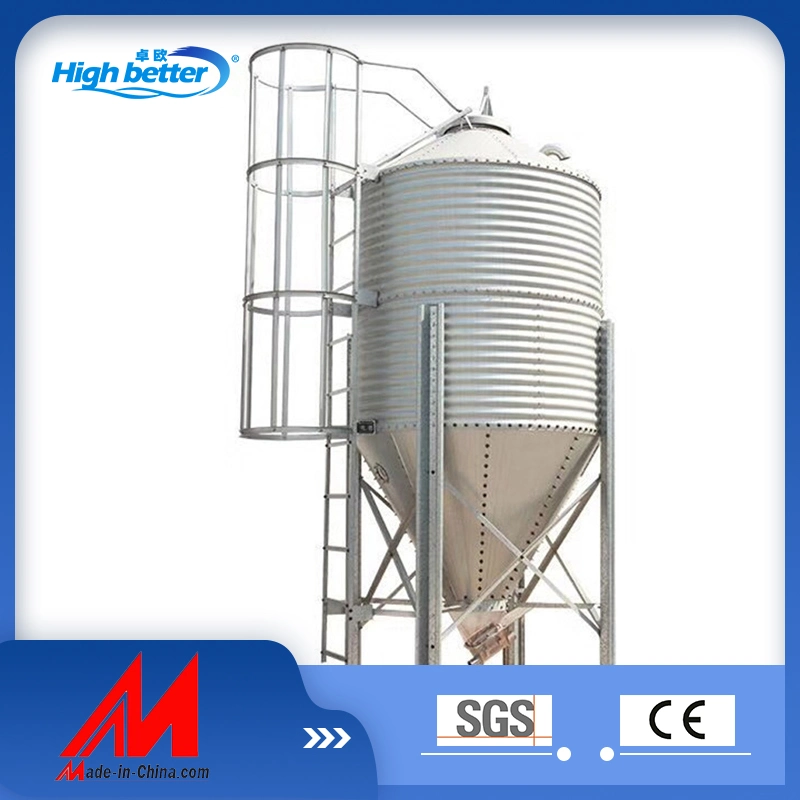 Hot Galvanized Pig Farm Feed Silo Big Capacity Silo