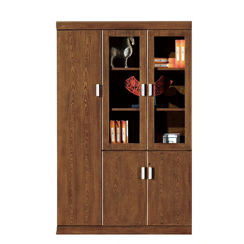 Cheap Price Office Filing 2 Glass Door Storage Cabinet