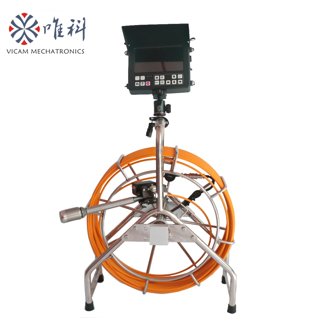 Video Pipeline Inspection Camera 40mm CMOS Camera Head with Transmitter Sewer Inspection Camera V8-3388ahd