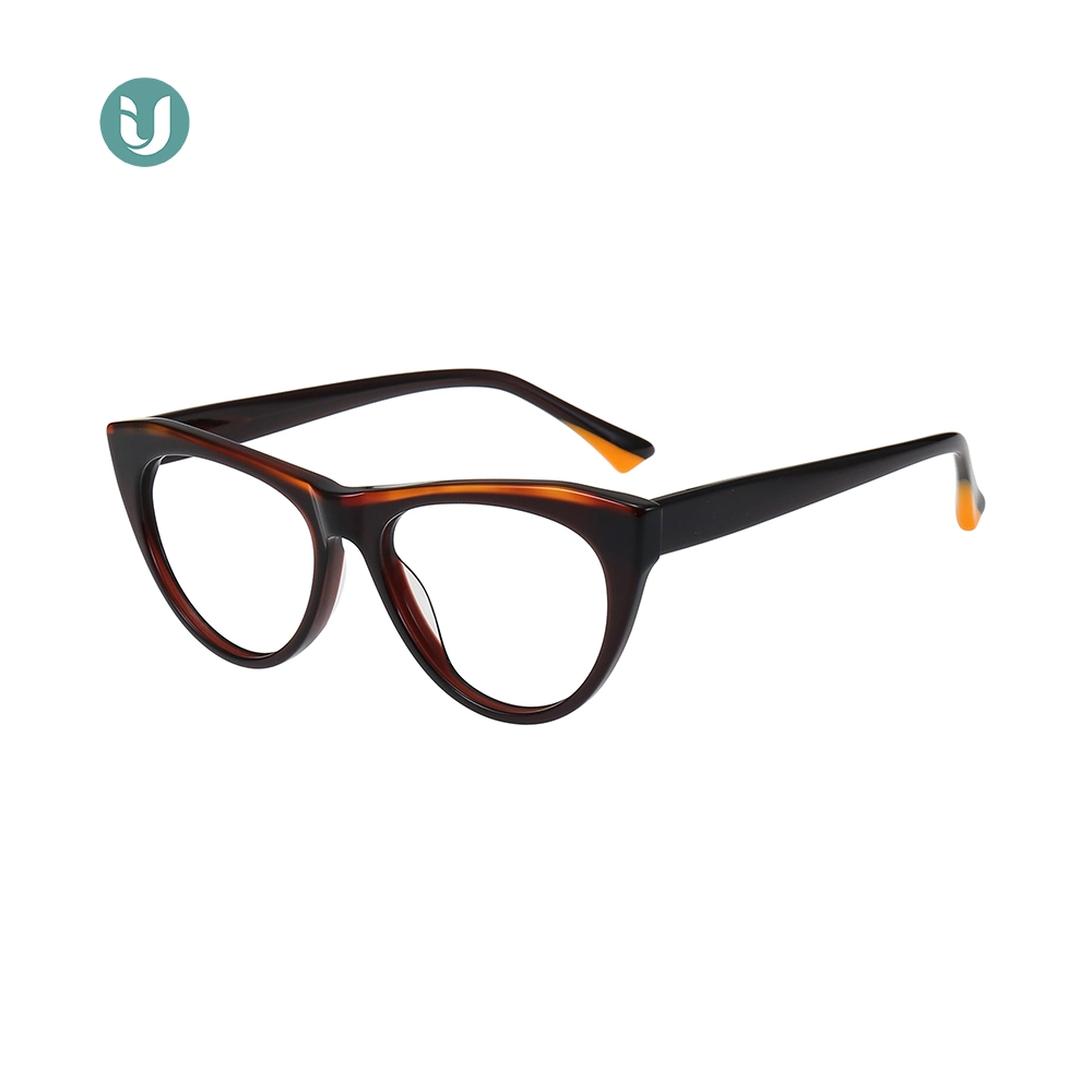 Женские винтажные Роскошные очки для глаз Cat Оптические очки рамка, оптом Acetate Оптические рамки для глаз Acetato