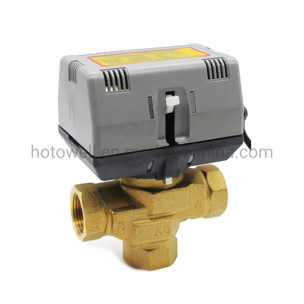 Spdt/Spst Fan Coil Unit on/off Type Room Temperature Control Purpose Motorized Zone Valve