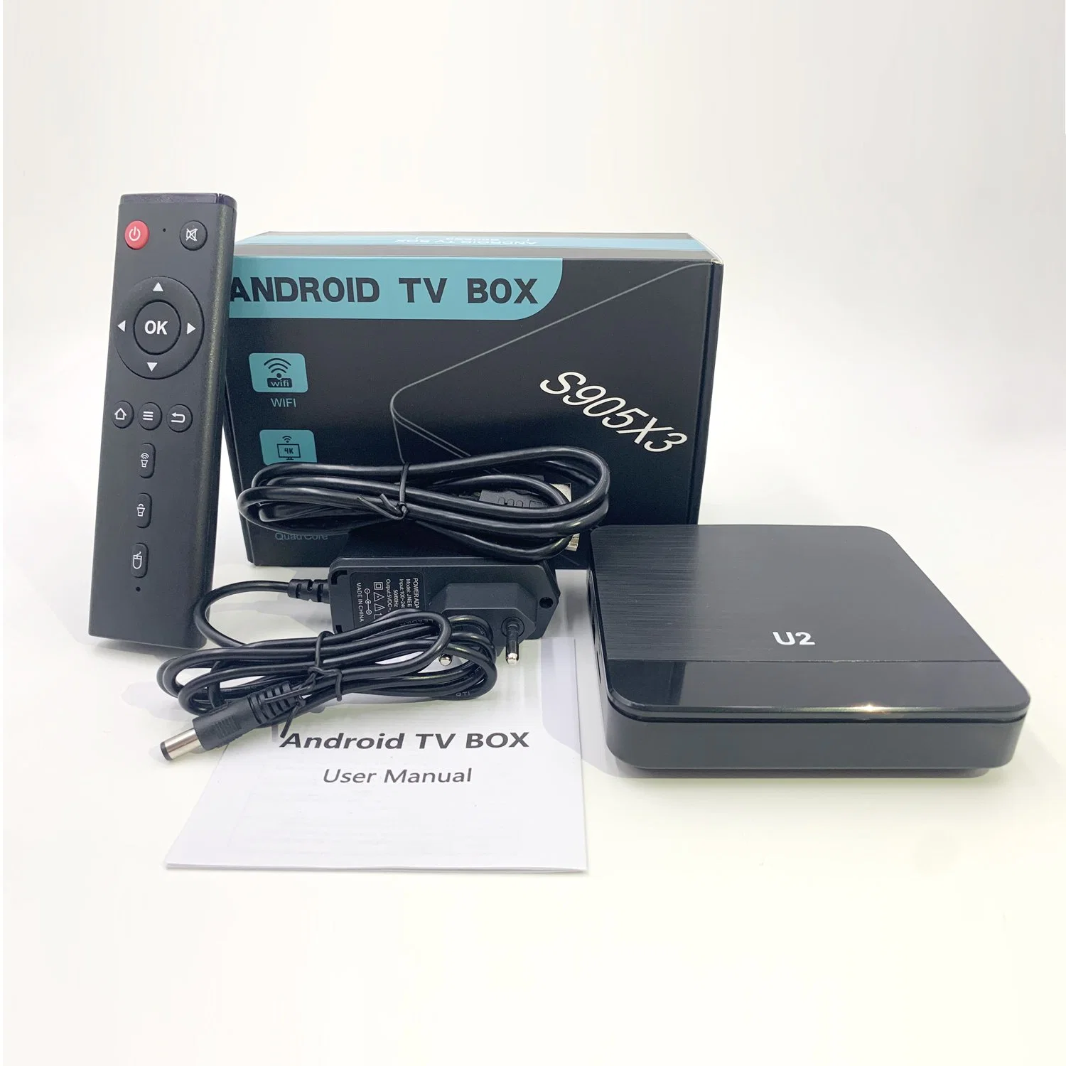 2022 طقم شرائح وصول جديد Bt4.2 منفذ USB 2.4G 5 جم Amlogic تلفزيون Smart Box من عائلة Vodacom بسعة 4 غيغابايت S905X3 بسعة 4 غيغابايت وسعة 4 غيغابايت وسرعة 64 غيغابايت Android