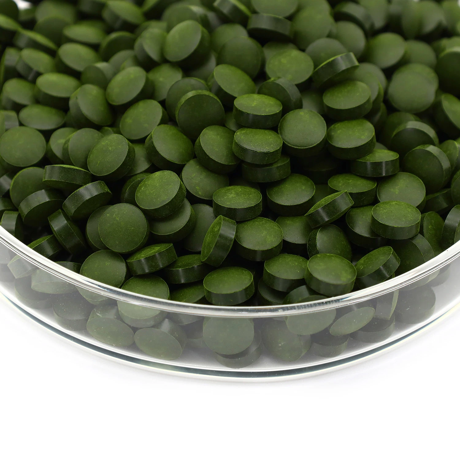 Comercio al por mayor de grado alimentario Spirulina Chlorella Tablets