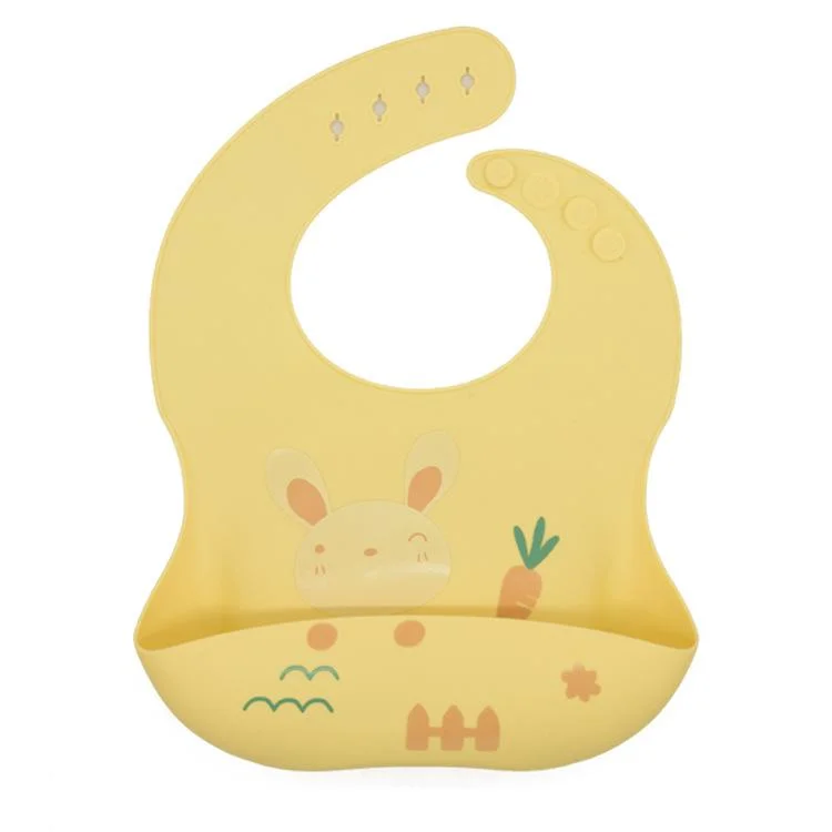 Morden Style Safe Silicone BPA Free Item Soft for Girls Baby Bibs