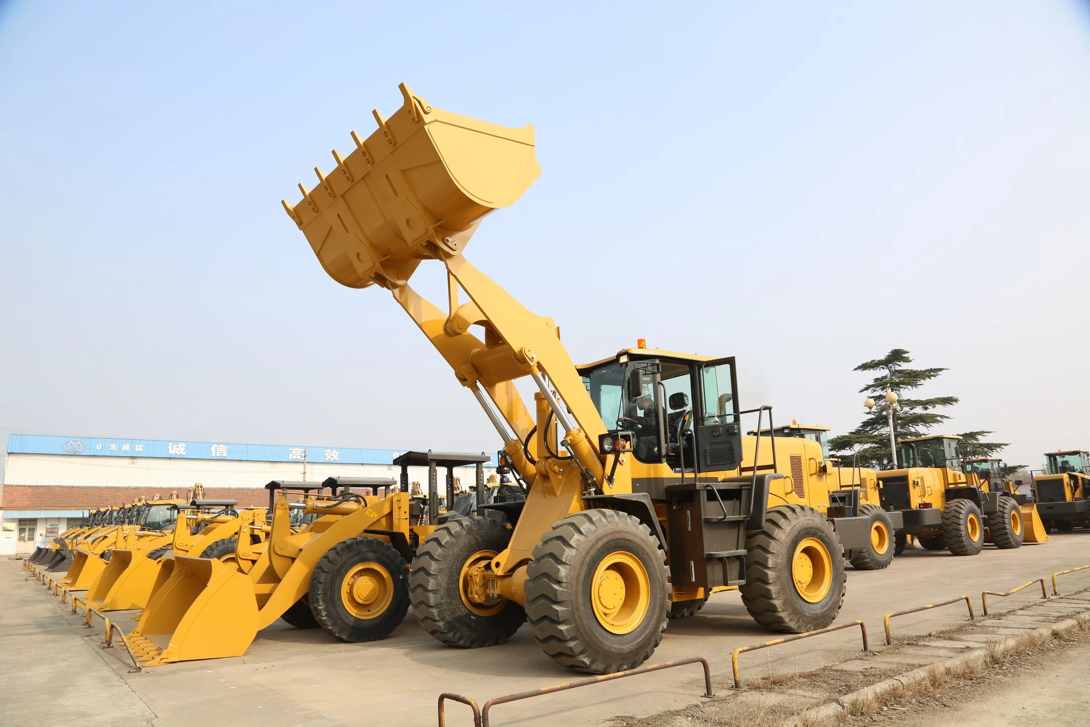 Most Popular New Design Fully Hydraulic CE Certificated 4WD Wheel Loader Asg968 Front End Loader in Middle East