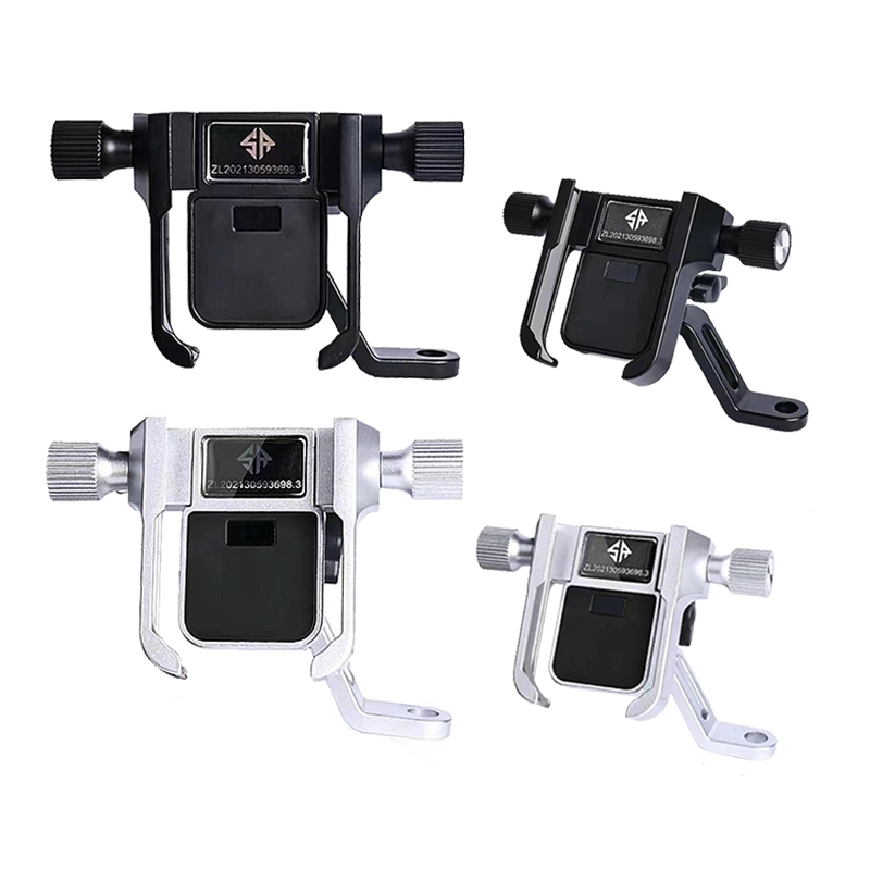 Alarm Warning Anti-Theft Induction Motorbike Accessories Mobile Phone Bracket Holders Flexible Universal Motorcycle Phone Mount