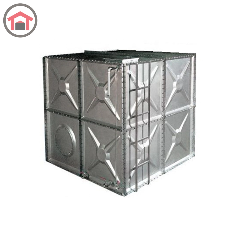 Fabricante de sección Modular Popular Venta de instrumentos de recogida de aguas pluviales galvanizadas galvanizado Tanques Contenedores de agua