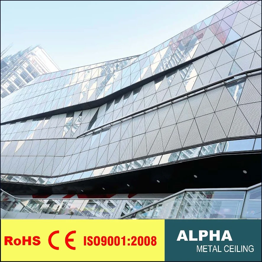 Aluminum Facade Metal Solid Panel Decorative Exterior Cladding Wall