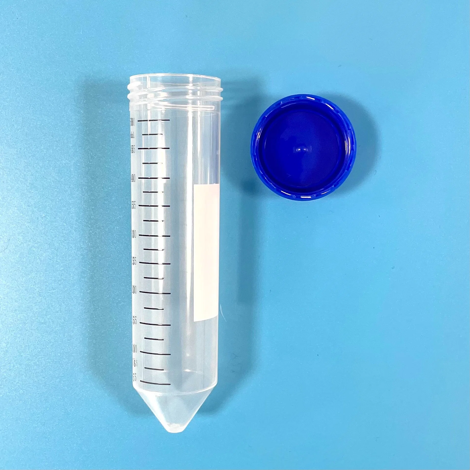 Laboratoire de médecine en plastique stérile tube à centrifuger conique 50ml