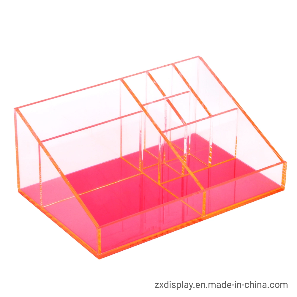 Acrylic Neon Color Cosmetics and Beauty Tools Storage Box